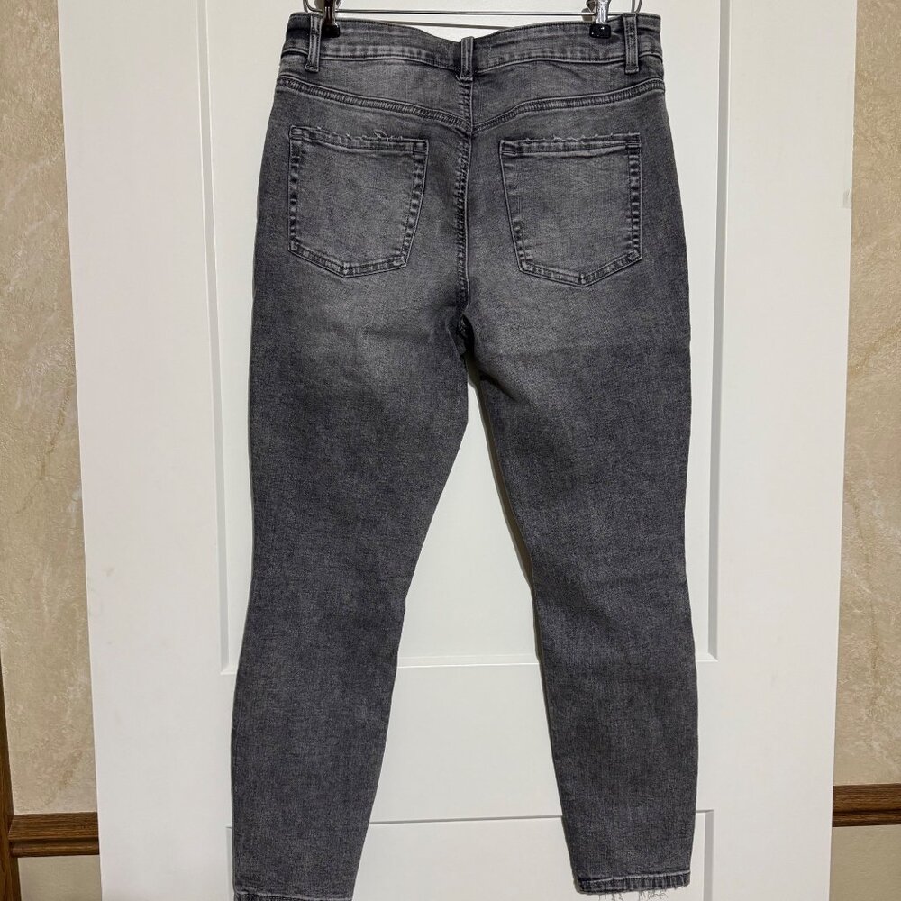 M Jeans Maurices Super Skinny High Rise Curvy Fit Gray Denim Jeans M Short - Picture 3 of 10